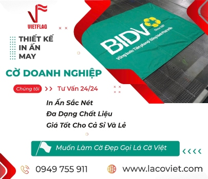 In cờ công ty, cờ logo chuyên nghiệp | Lá Cờ Việt