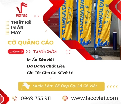 In cờ quảng cáo theo yêu cầu | Lá Cờ Việt