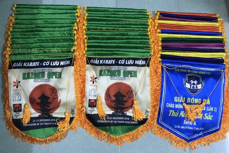 Cờ lưu niệm giải karate