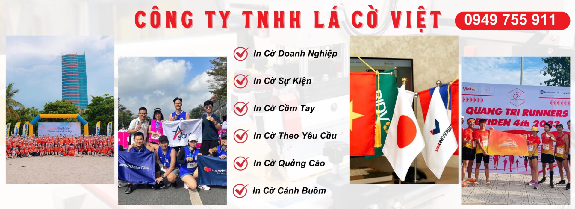 In cờ theo yêu cầu – Sản xuất cờ giá tốt, giao hàng toàn quốc